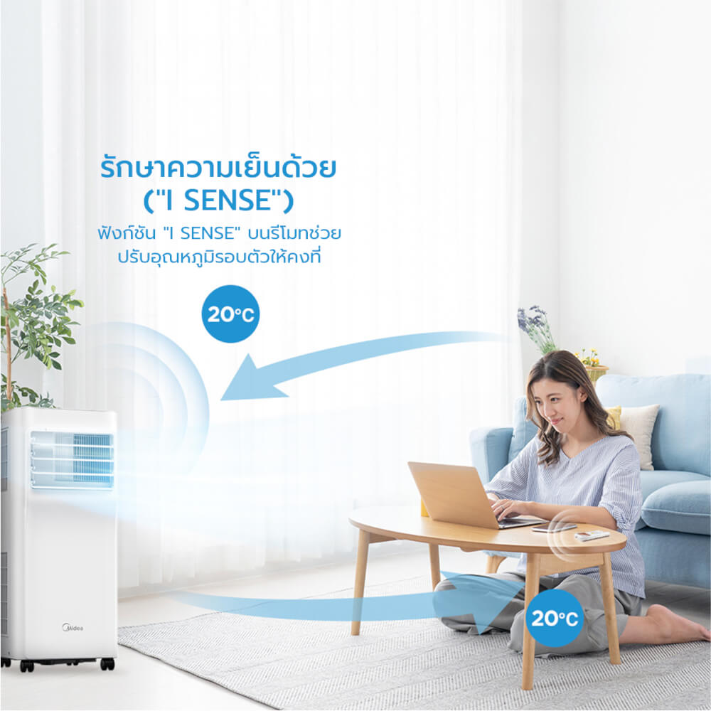แอร์เคลื่อนที่ Midea MPPA-07CRN7 7000 บีทียู_5